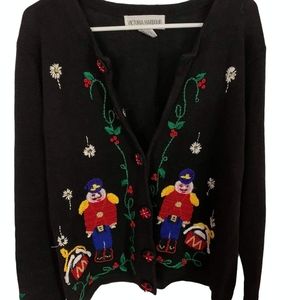 Victoria Harbour's sweater cardigan Christmas
